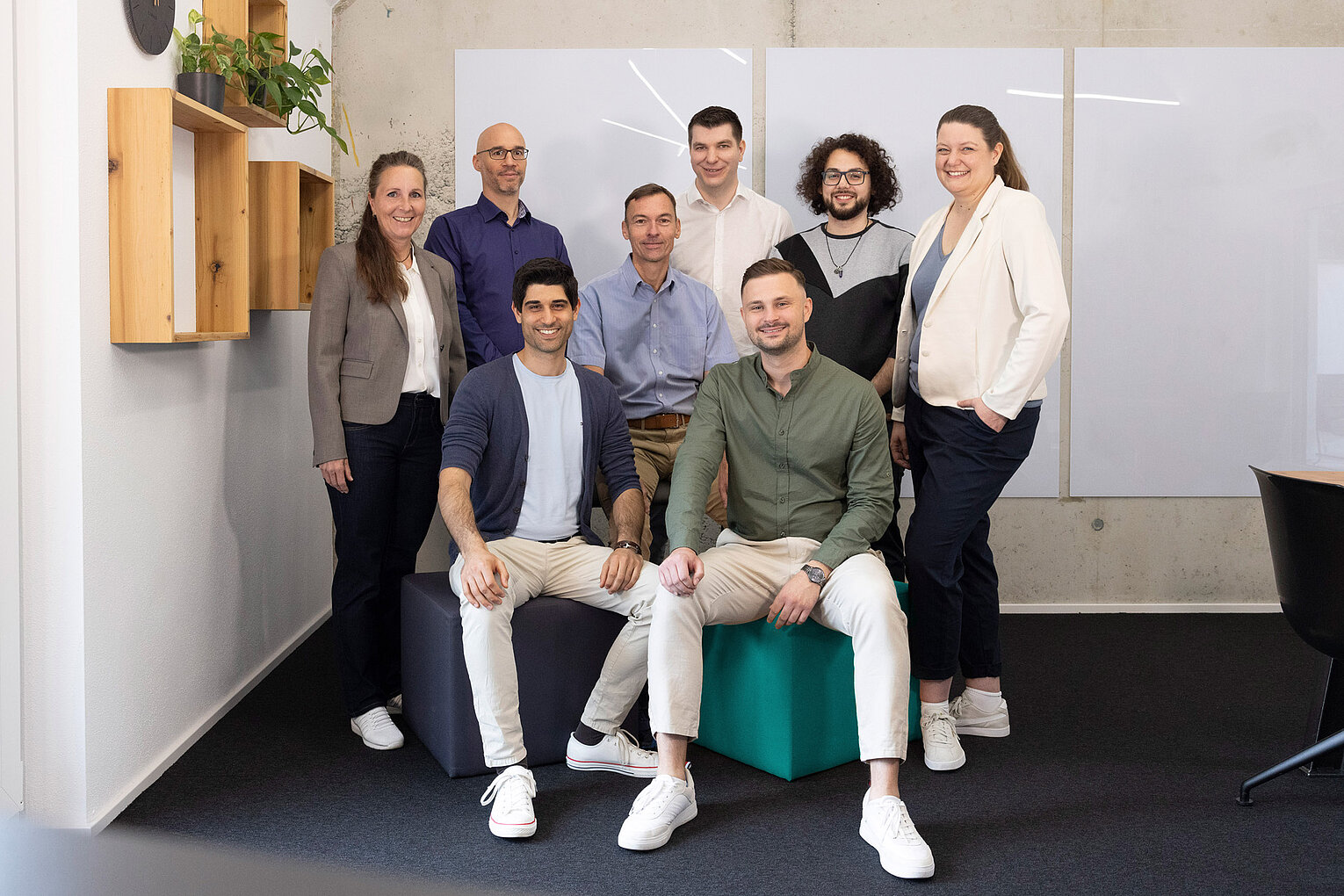 Gruppenfoto vom Team von Rollout Solutions